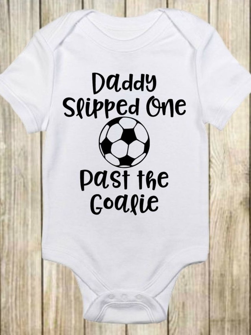 World Cup Baby Announcement Soccer Onesie